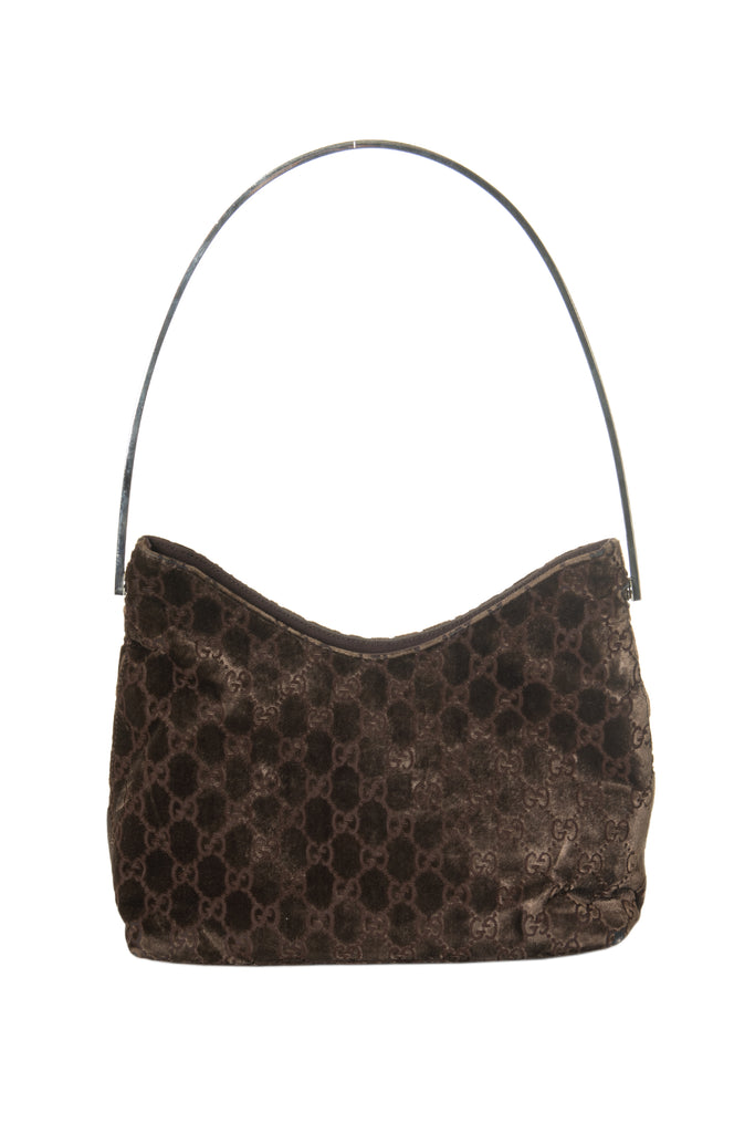 Gucci Velvet Monogram Bag - irvrsbl