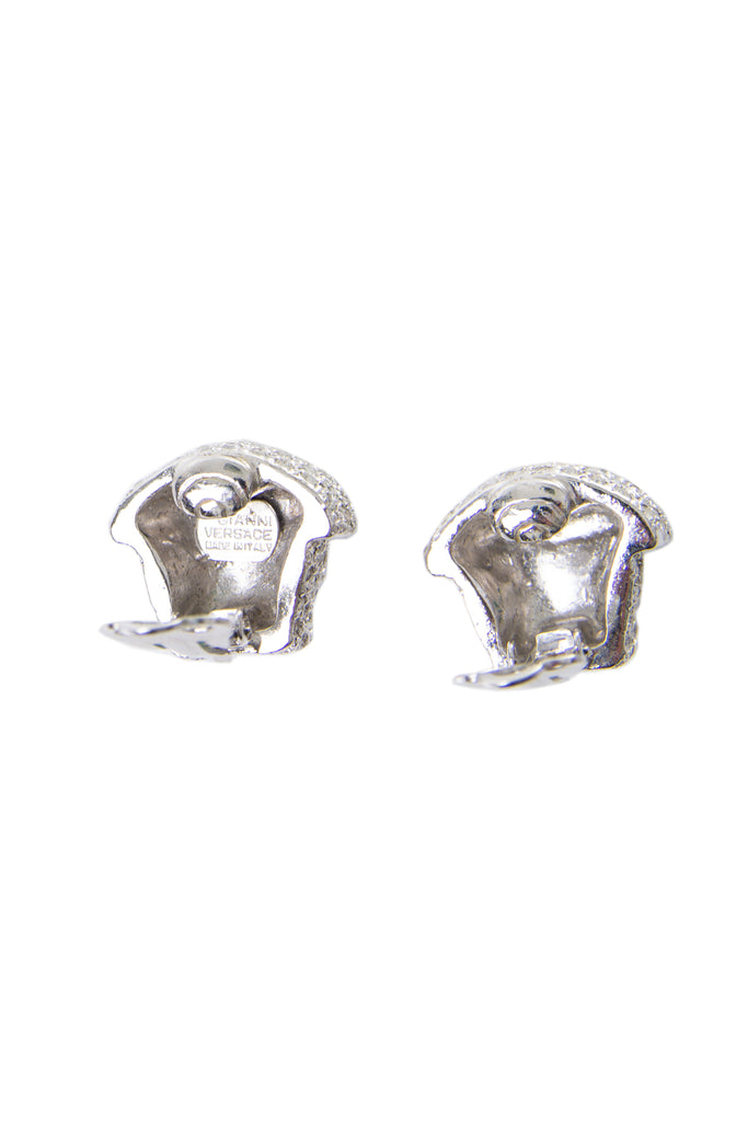 Versace Medusa Crystal Clip on Earrings - irvrsbl
