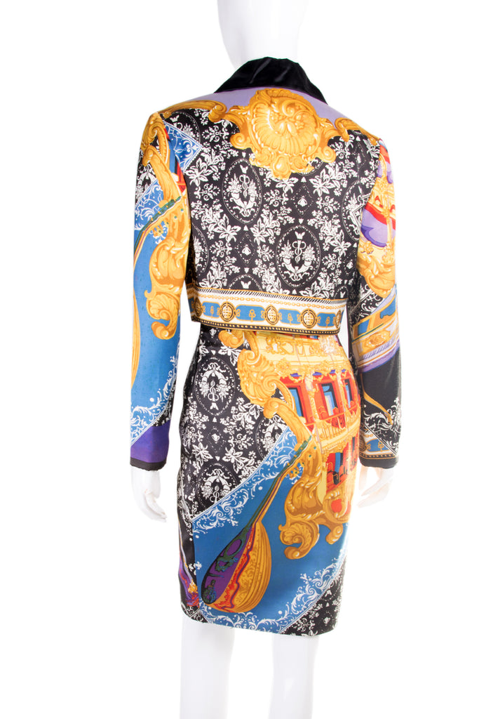 Genny Baroque Print Skirt Suit - irvrsbl