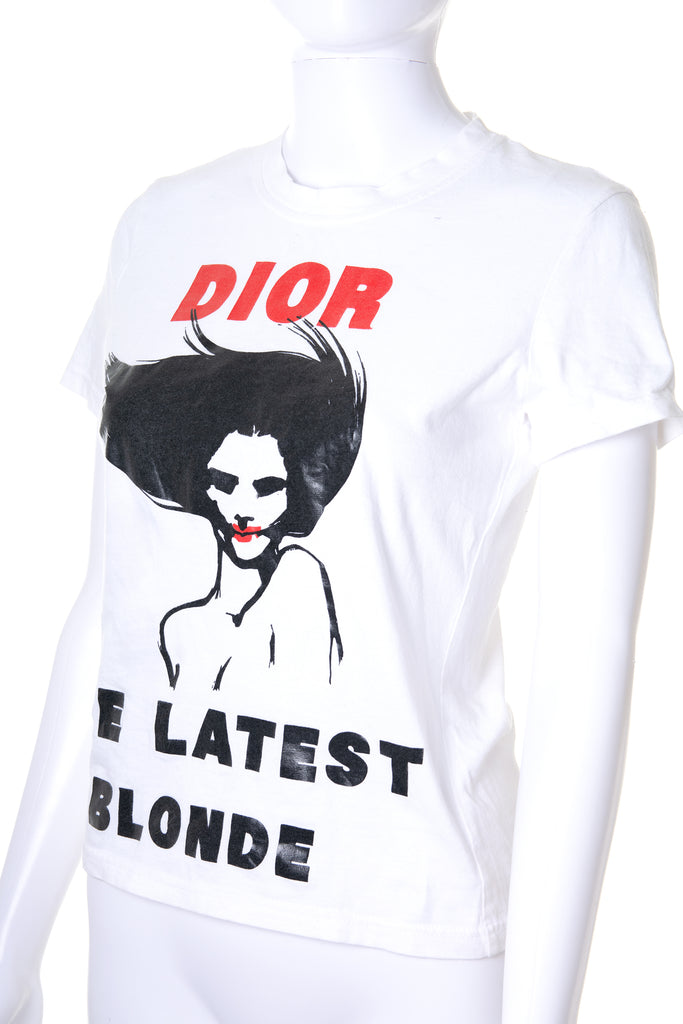 Christian Dior The Latest Blonde Tshirt - irvrsbl