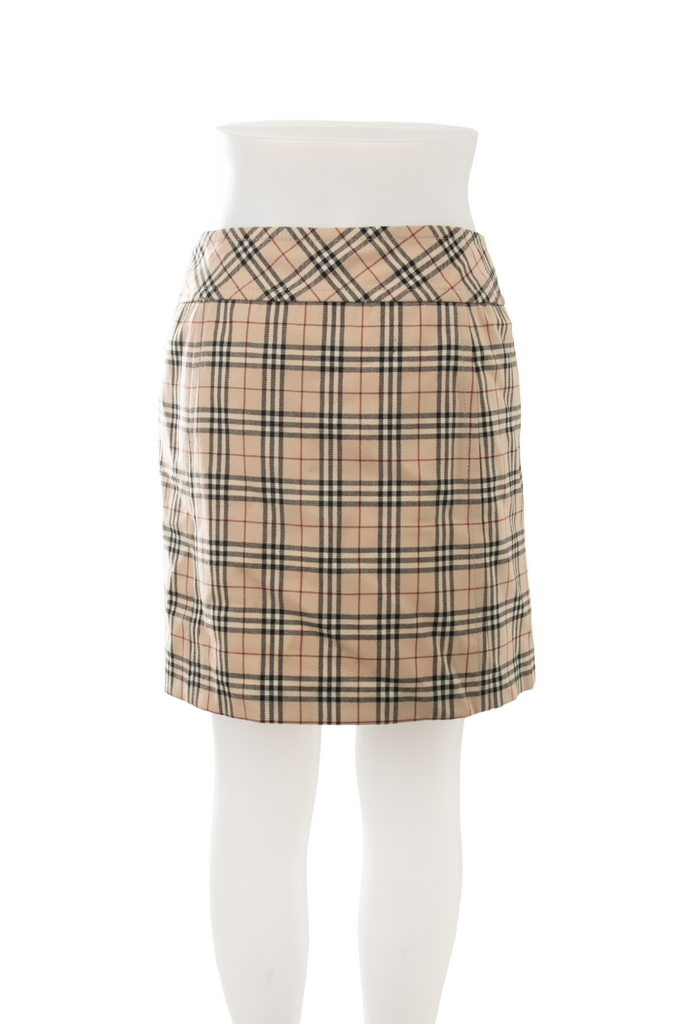 Burberry Nova Check Mini Skirt - irvrsbl