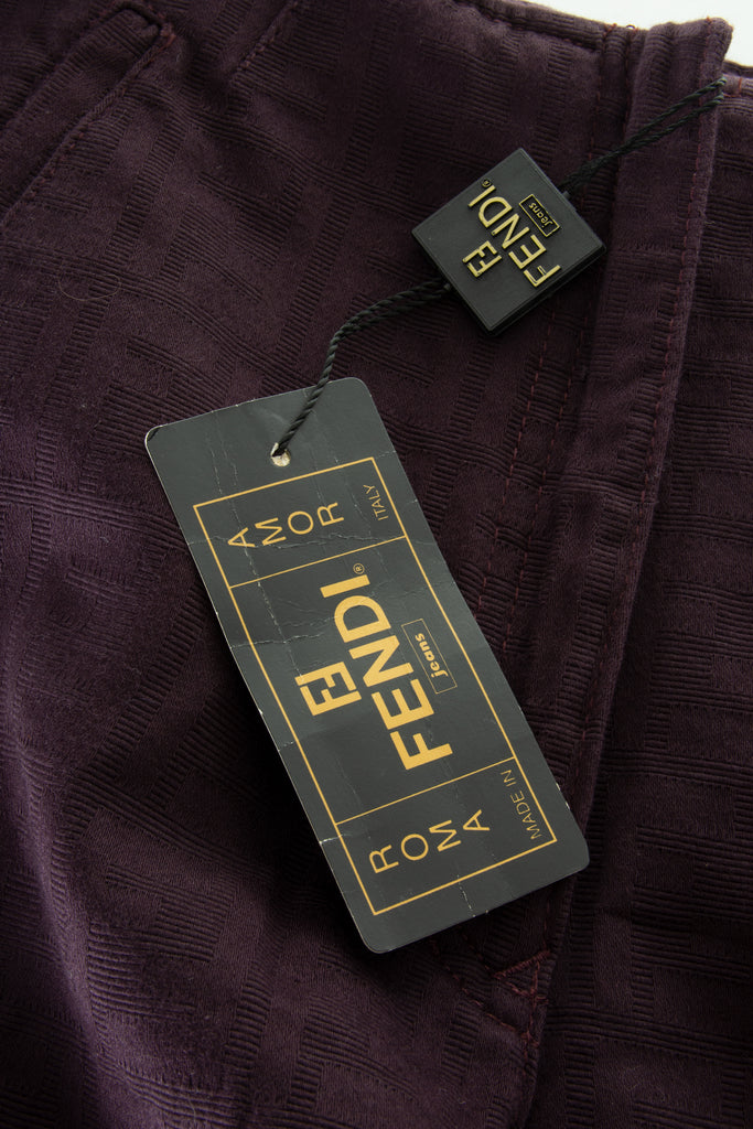 Fendi Monogram Jeans in Purple - irvrsbl