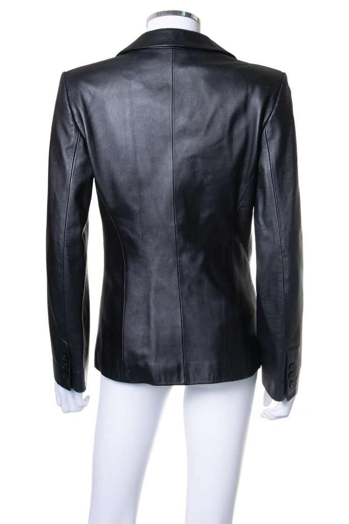 DKNY Leather Blazer - irvrsbl