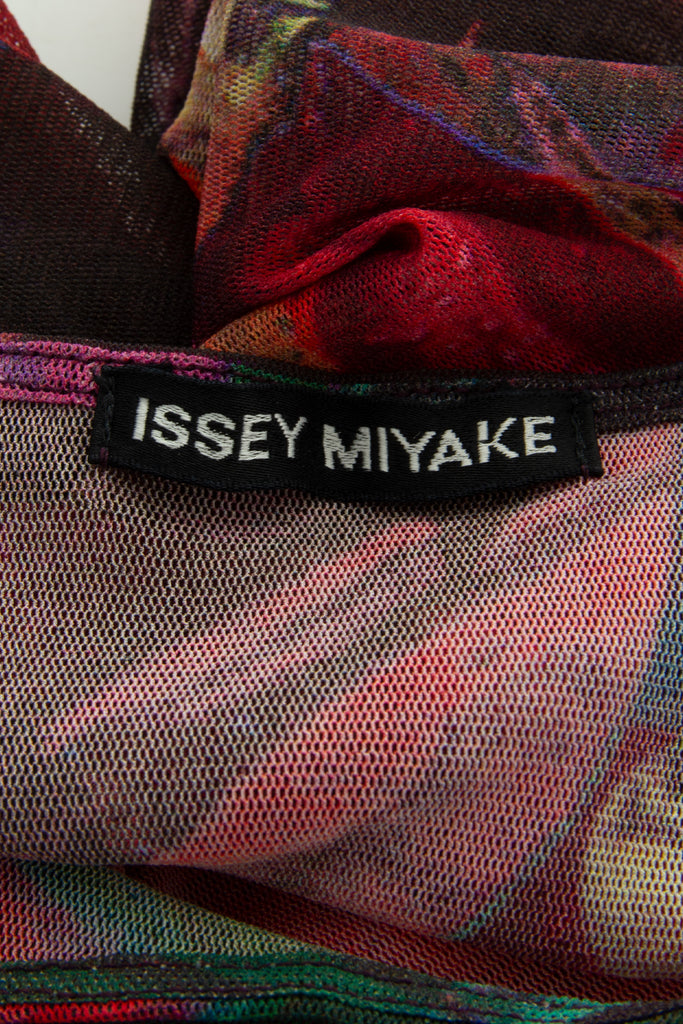 Issey Miyake Abstract Print Mesh Top - irvrsbl