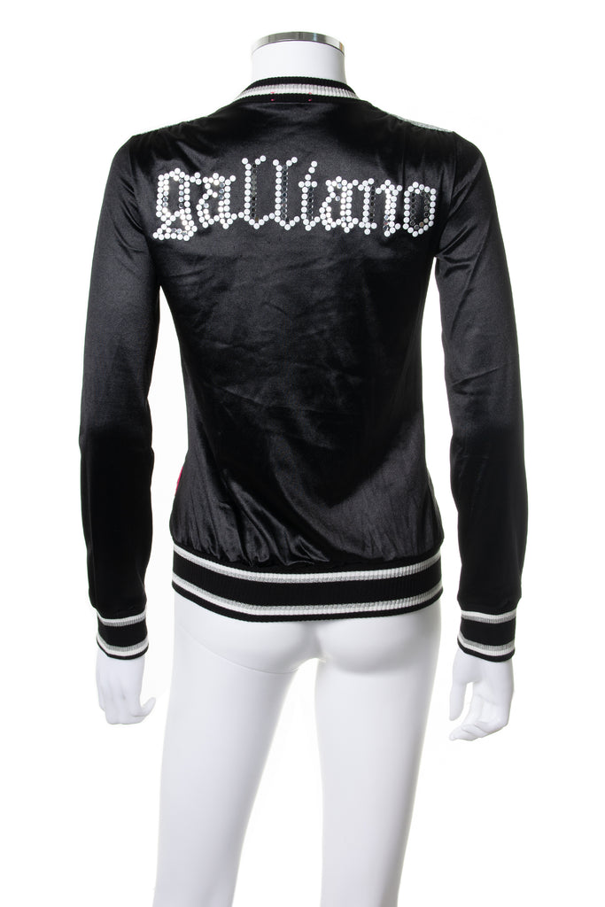 John Galliano Satin Tracksuit Jacket - irvrsbl