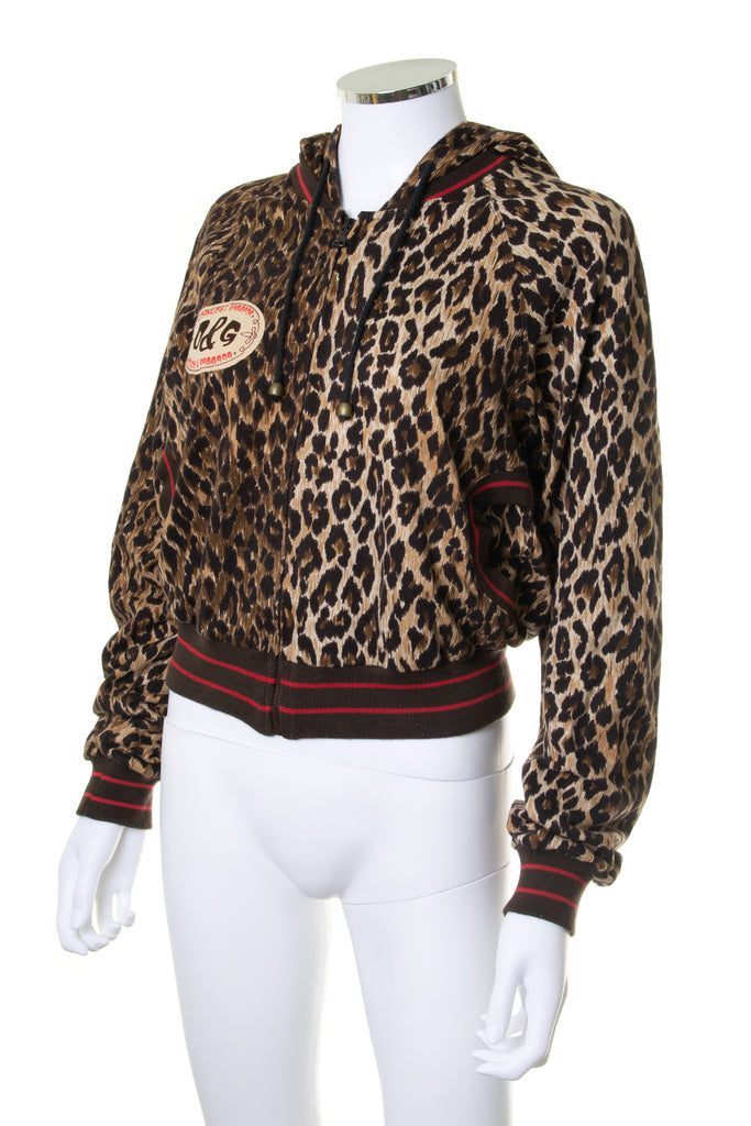 Dolce and Gabbana Leopard Hooded Jacket - irvrsbl
