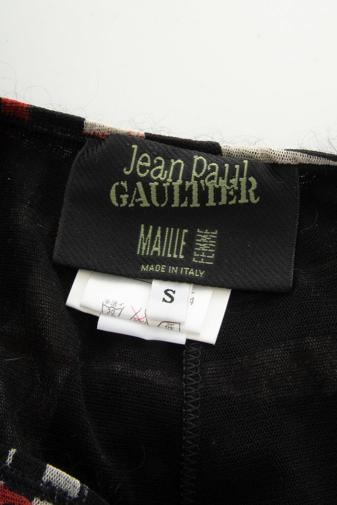 Jean Paul Gaultier Check Mesh Pants - irvrsbl