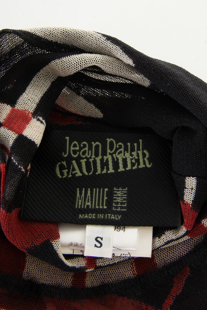 Jean Paul Gaultier Check Turtle Neck - irvrsbl