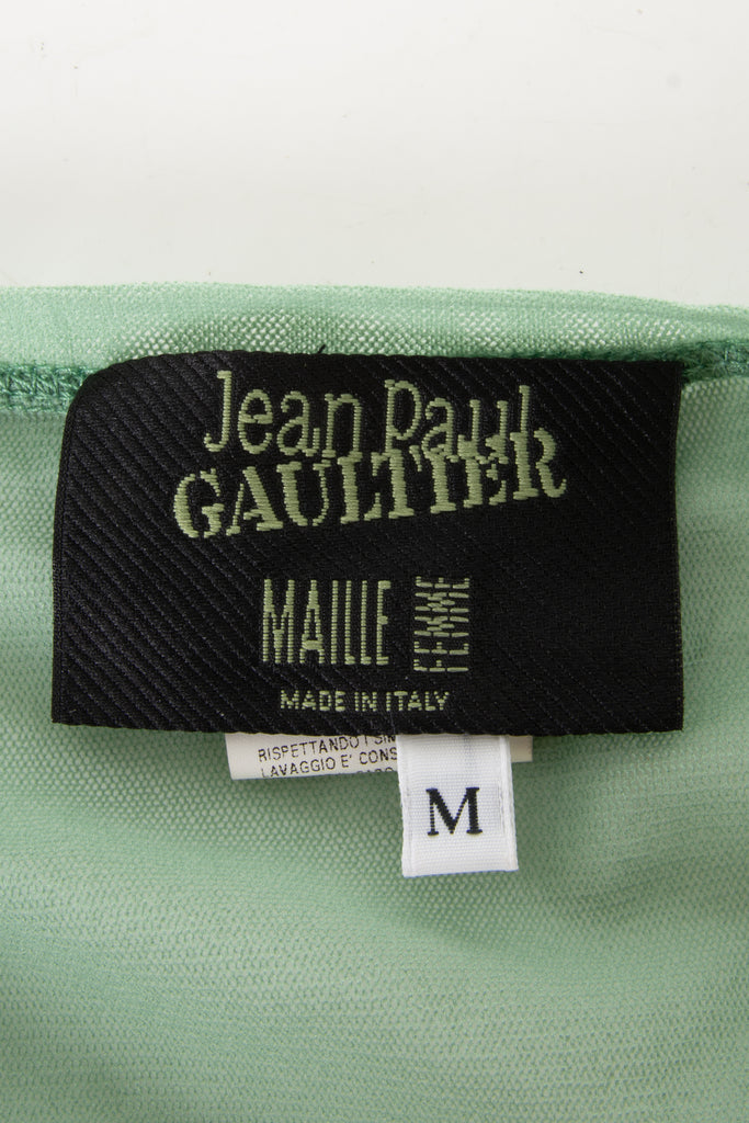 Jean Paul Gaultier Extended Sleeves Mesh Top - irvrsbl