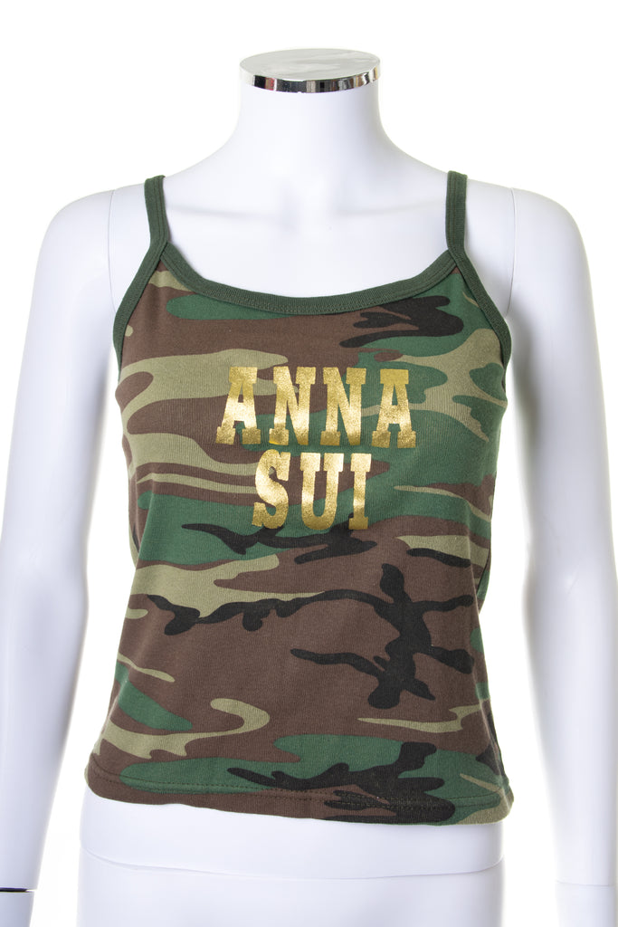 Anna Sui Camo Tank Top - irvrsbl