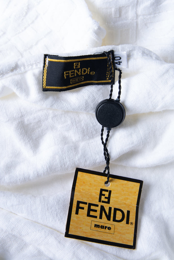 Fendi Logo Crop Top and Skirt Set - irvrsbl