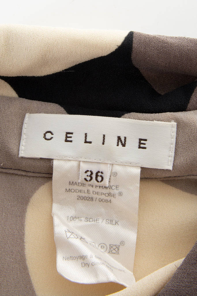 Celine Floral Silk Shirt - irvrsbl