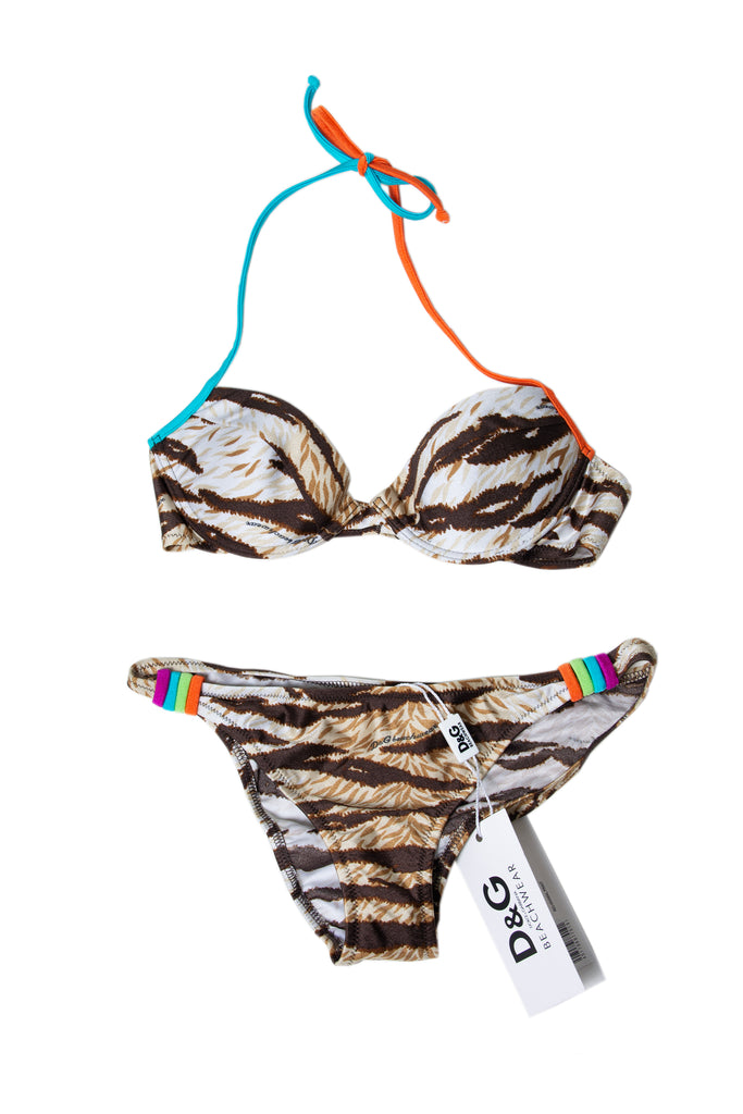 Dolce and Gabbana Animal Print Bikini - irvrsbl