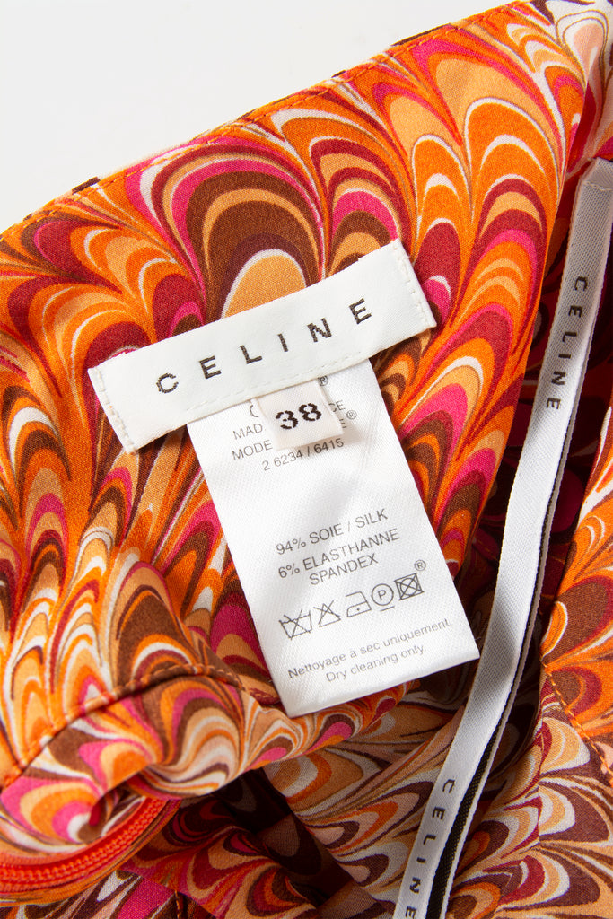 Celine Printed Open Dress - irvrsbl