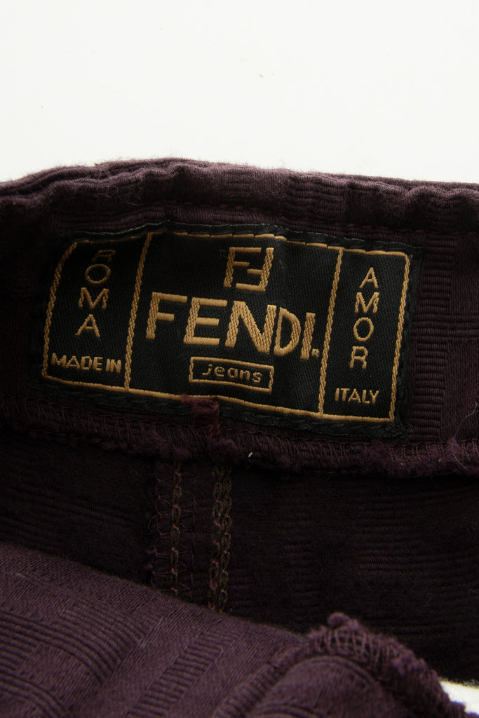 Fendi Monogram Jeans in Purple - irvrsbl
