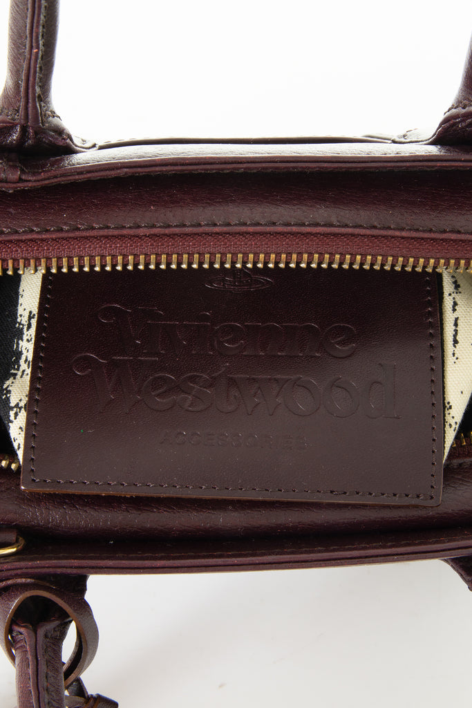 Vivienne Westwood Orb Bag in Maroon - irvrsbl