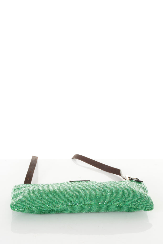 Fendi Green Sequin Baguette - irvrsbl