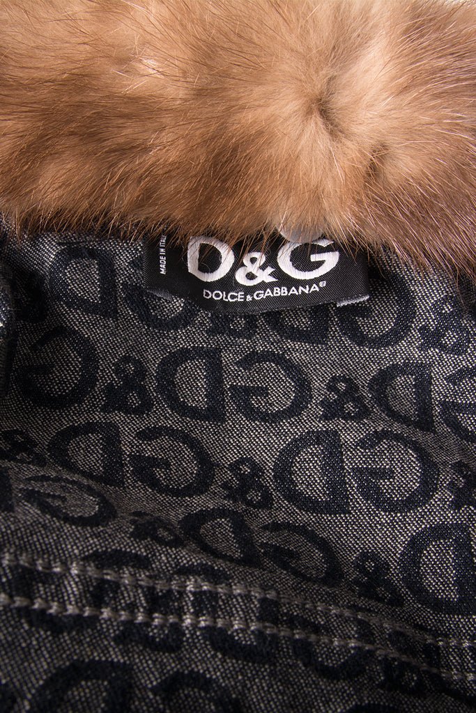 Dolce and Gabbana Fur Trim Jacket - irvrsbl