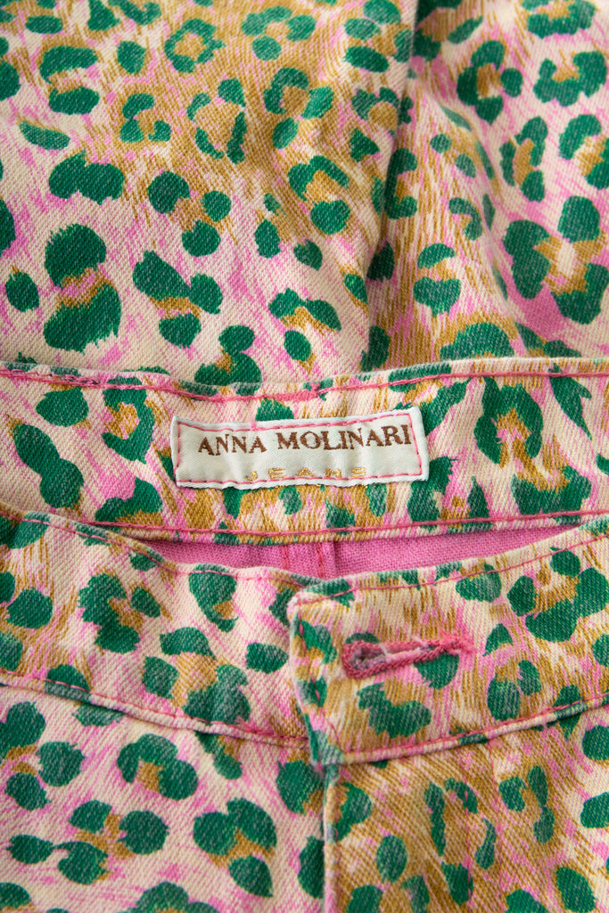 Anna Molinari Embroidered Animal Print Jeans - irvrsbl