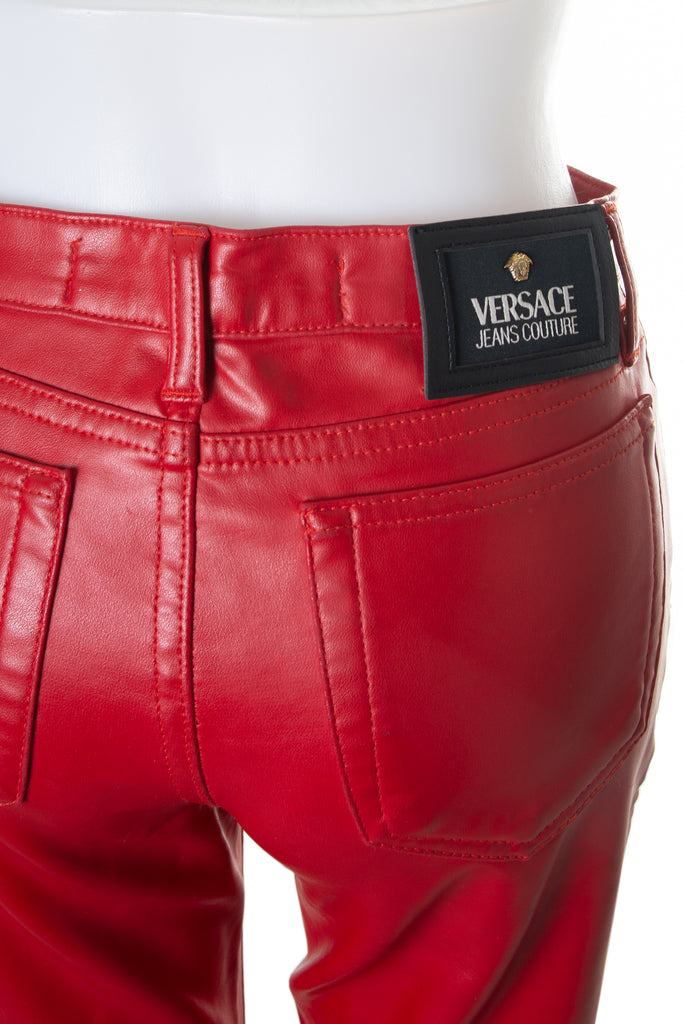 Versace Red Medusa Pants - irvrsbl