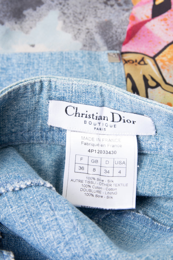 Christian Dior John Galliano Graffiti Print Skirt - irvrsbl