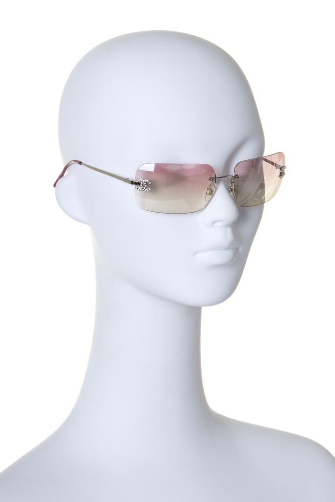 Chanel Swarovski Sunglasses - irvrsbl