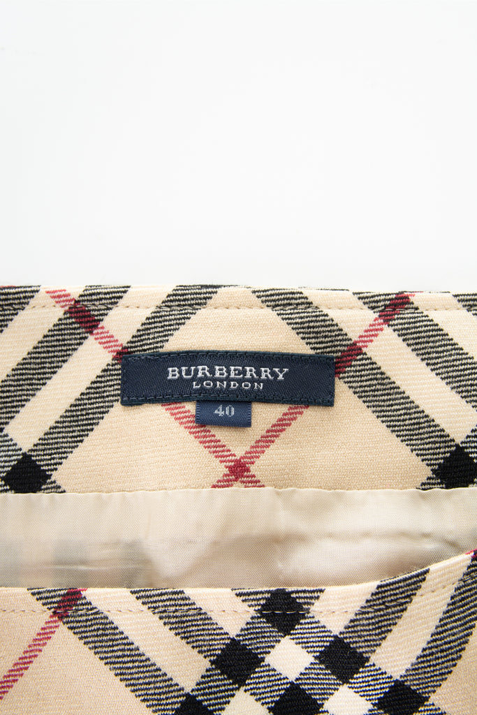 Burberry Nova Check Skirt - irvrsbl