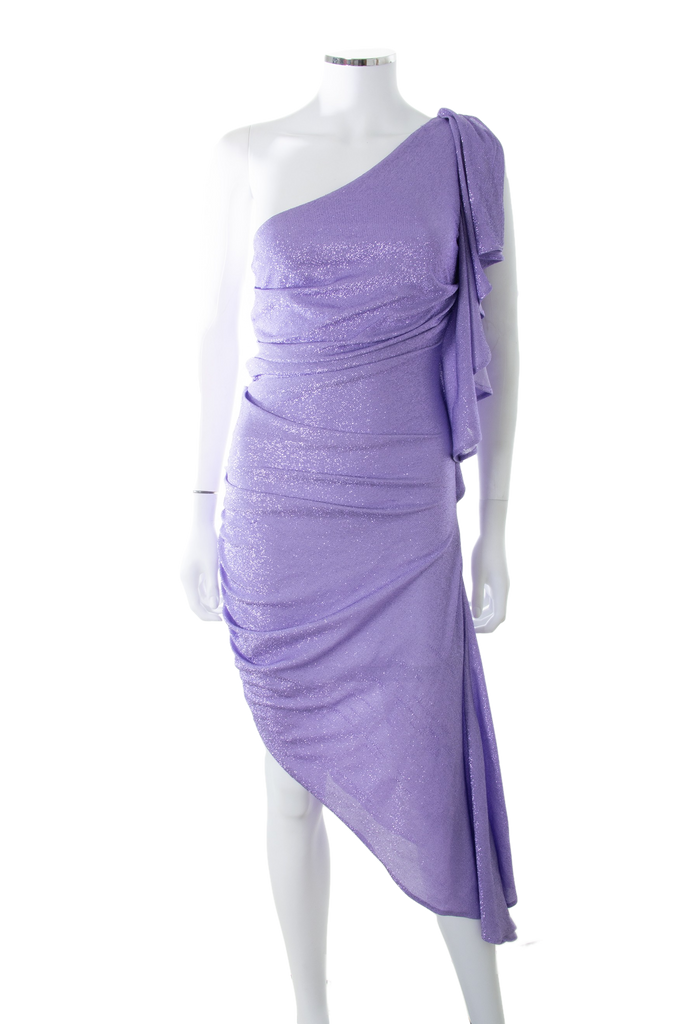 Roberto Cavalli One Shoulder Ruffle Dress - irvrsbl