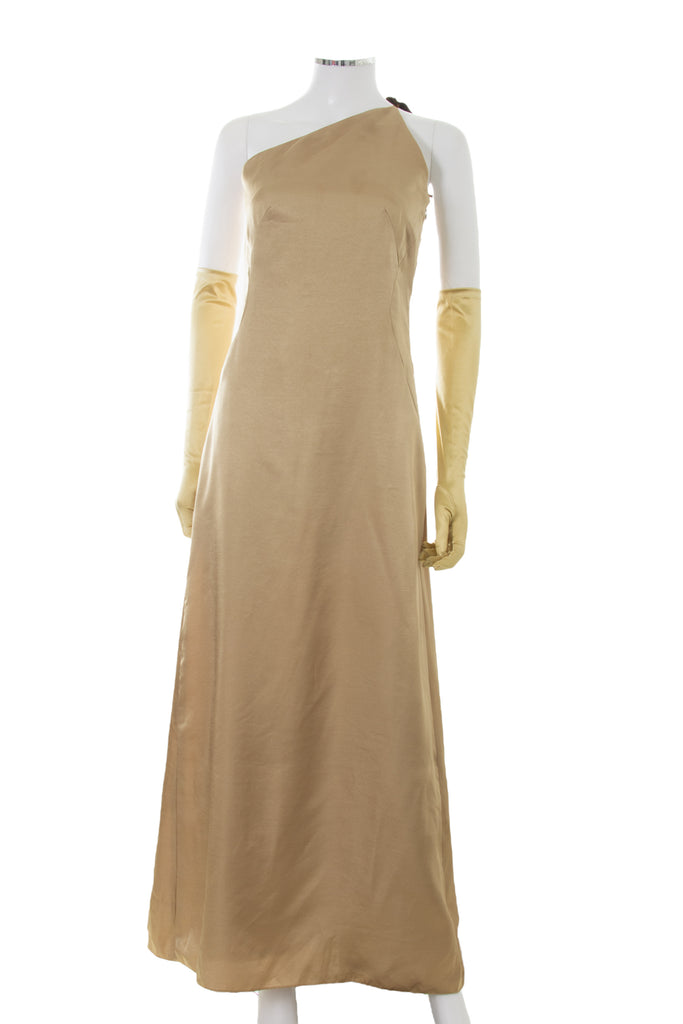 Balenciaga Satin One Shoulder Dress - irvrsbl