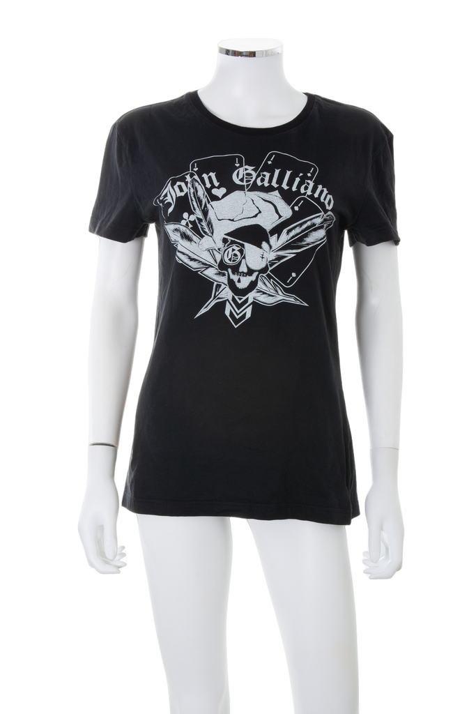 John Galliano Skull T-Shirt - irvrsbl