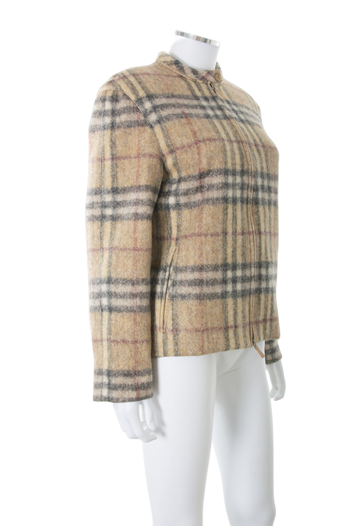 Burberry Nova Check Wool Jacket - irvrsbl