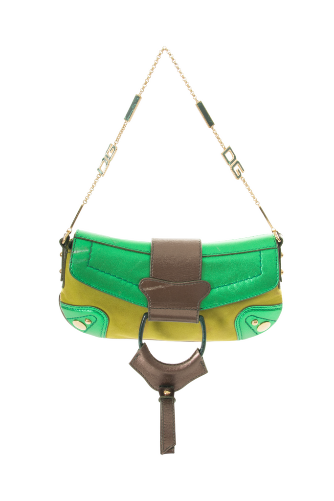 Dolce and Gabbana Chartreuse Mini Chain Bag - irvrsbl