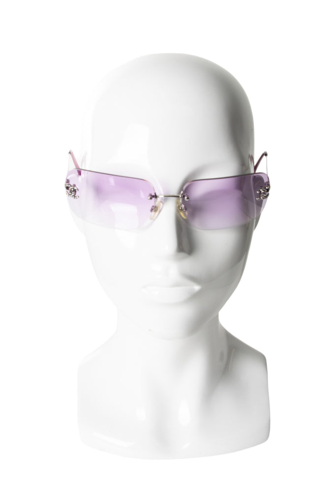 Chanel Swarovski Crystal Sunglasses - irvrsbl