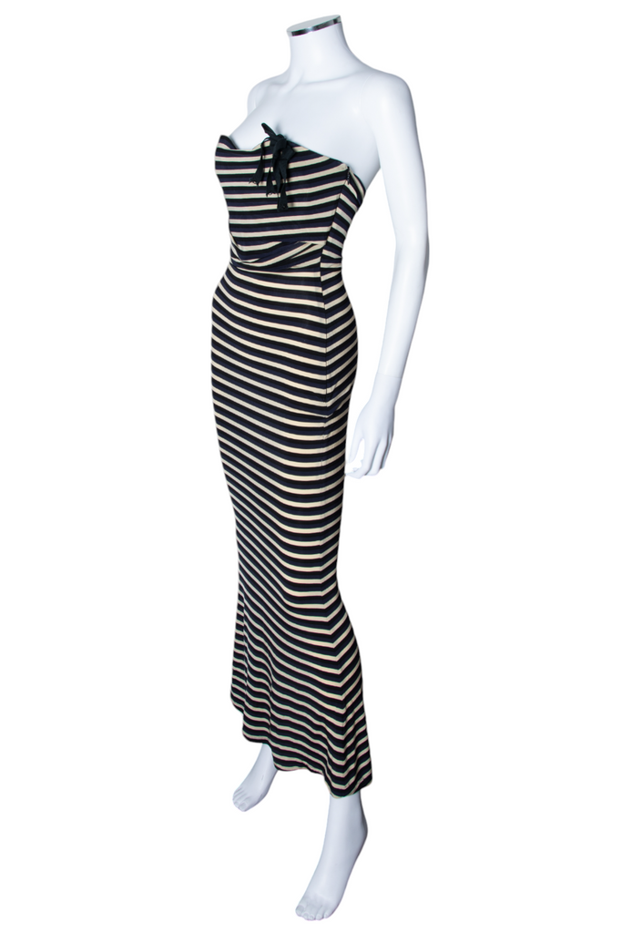 Vivienne Westwood Striped Corset Dress - irvrsbl