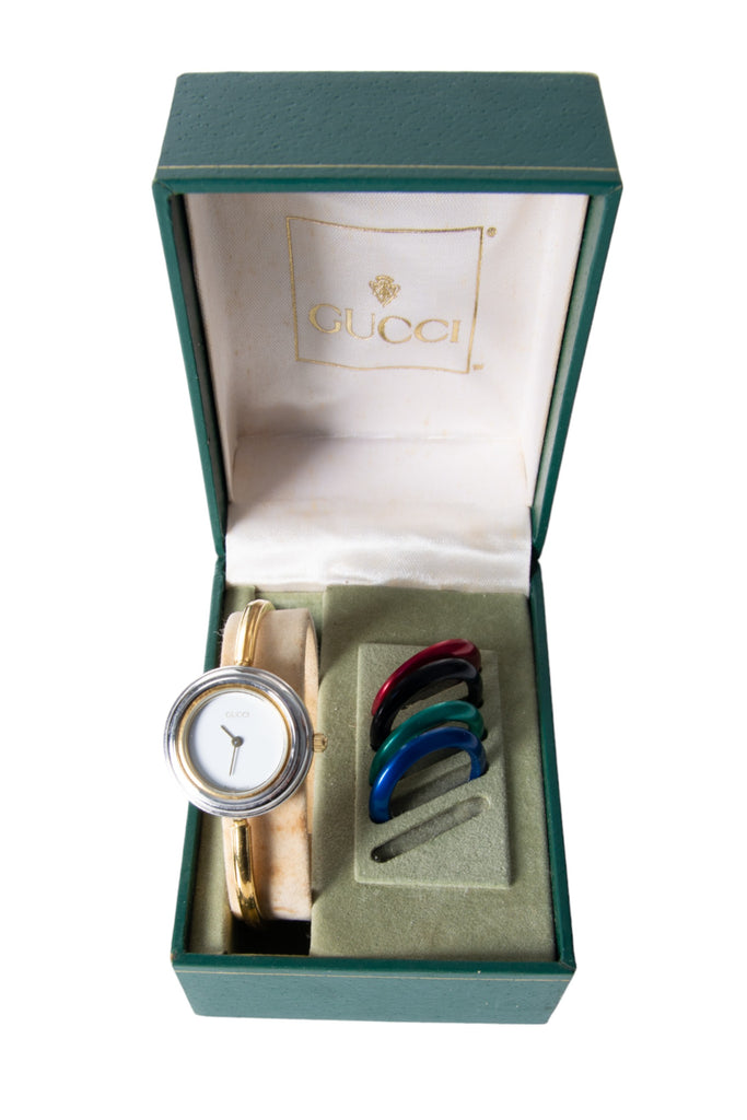 Gucci Watch with Interchangeable Bezels - irvrsbl