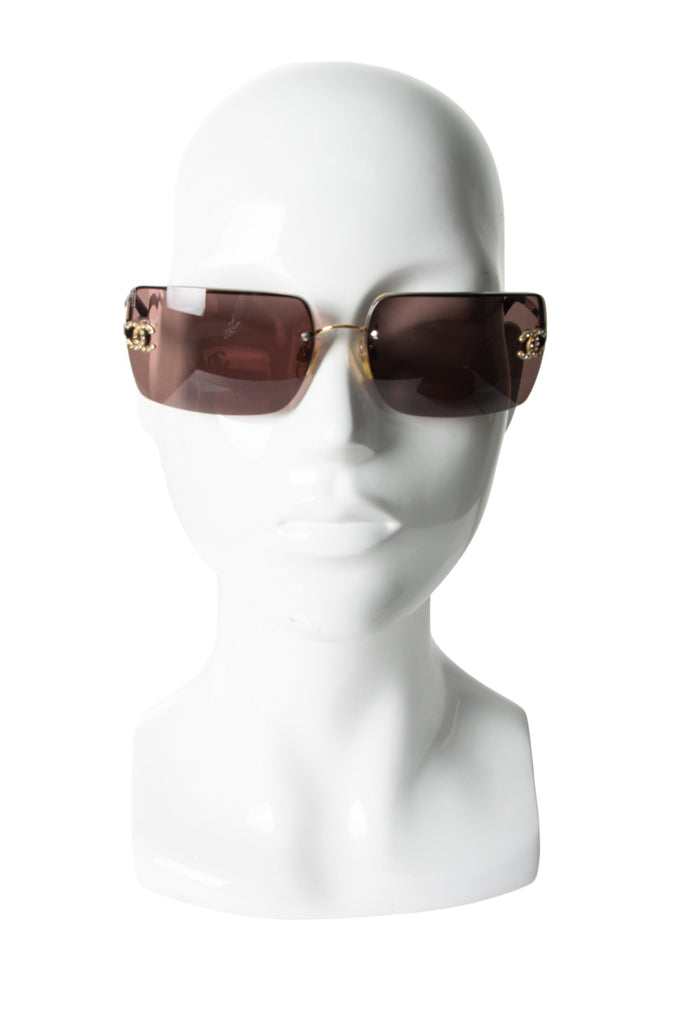 Chanel Swarovski CC Sunglasses - irvrsbl