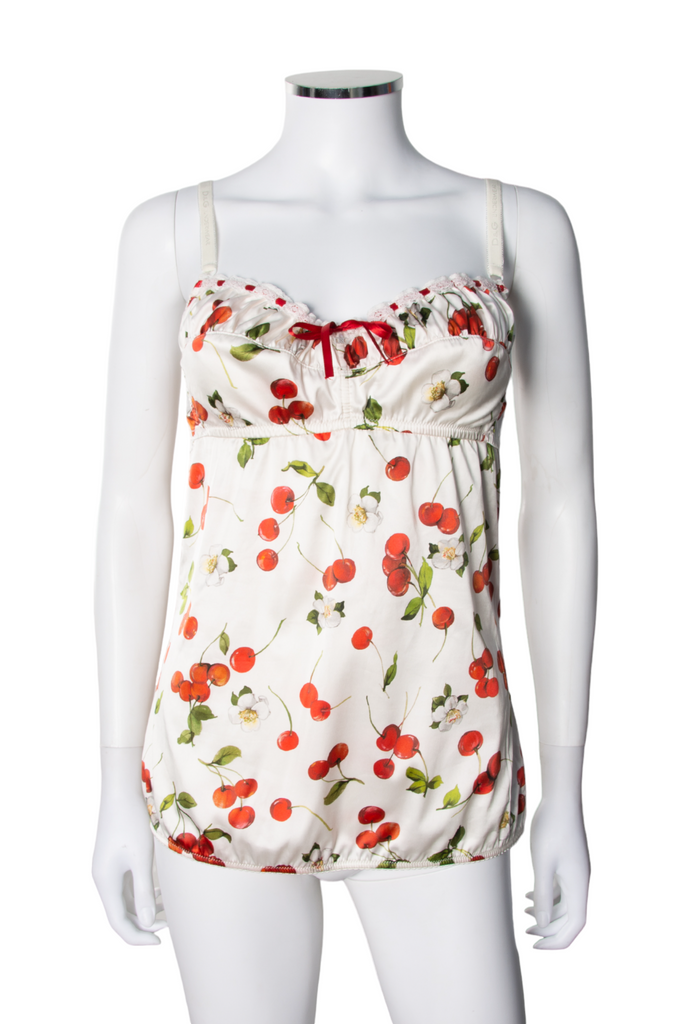 Dolce and Gabbana Cherry Printed Camisole - irvrsbl