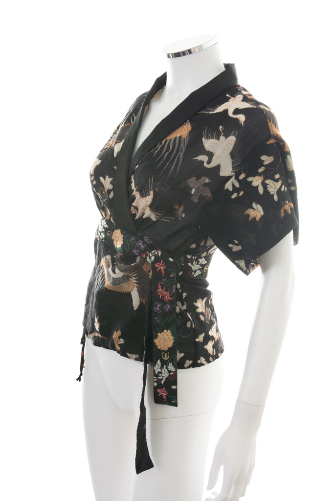 Roberto Cavalli Kimono Wrap Top - irvrsbl