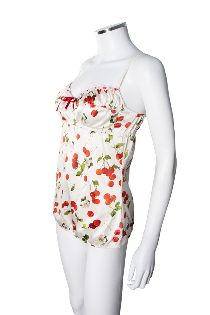 Dolce and Gabbana Cherry Printed Camisole - irvrsbl