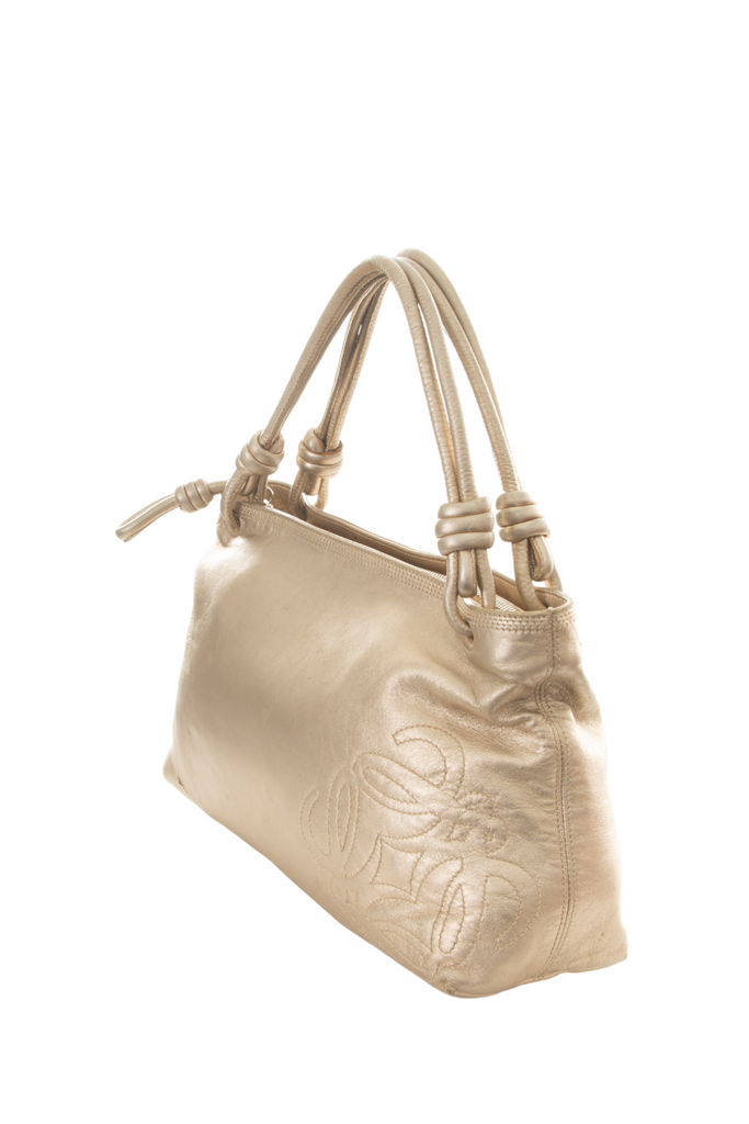 Loewe Metallic Anagram Handbag - irvrsbl