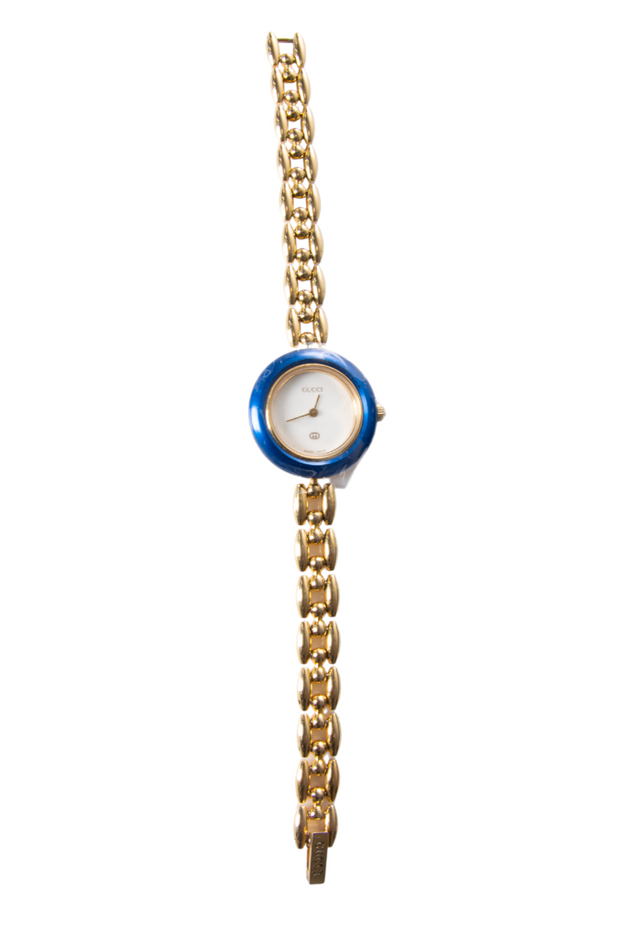 Gucci Chain Link Interchangeable Bezel Watch - irvrsbl