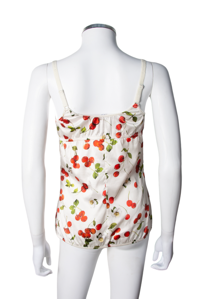 Dolce and Gabbana Cherry Printed Camisole - irvrsbl