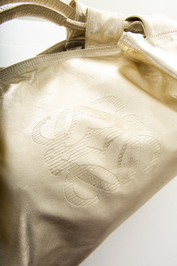 Loewe Gold Anagram Bag - irvrsbl