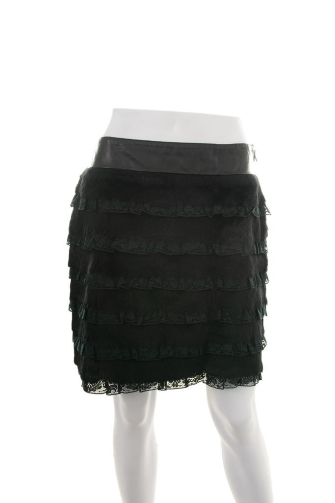 Fendi Fur and Leather Skirt - irvrsbl