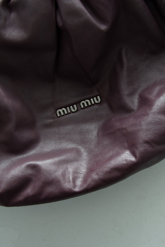 Miu Miu Purple Hobo Bag - irvrsbl