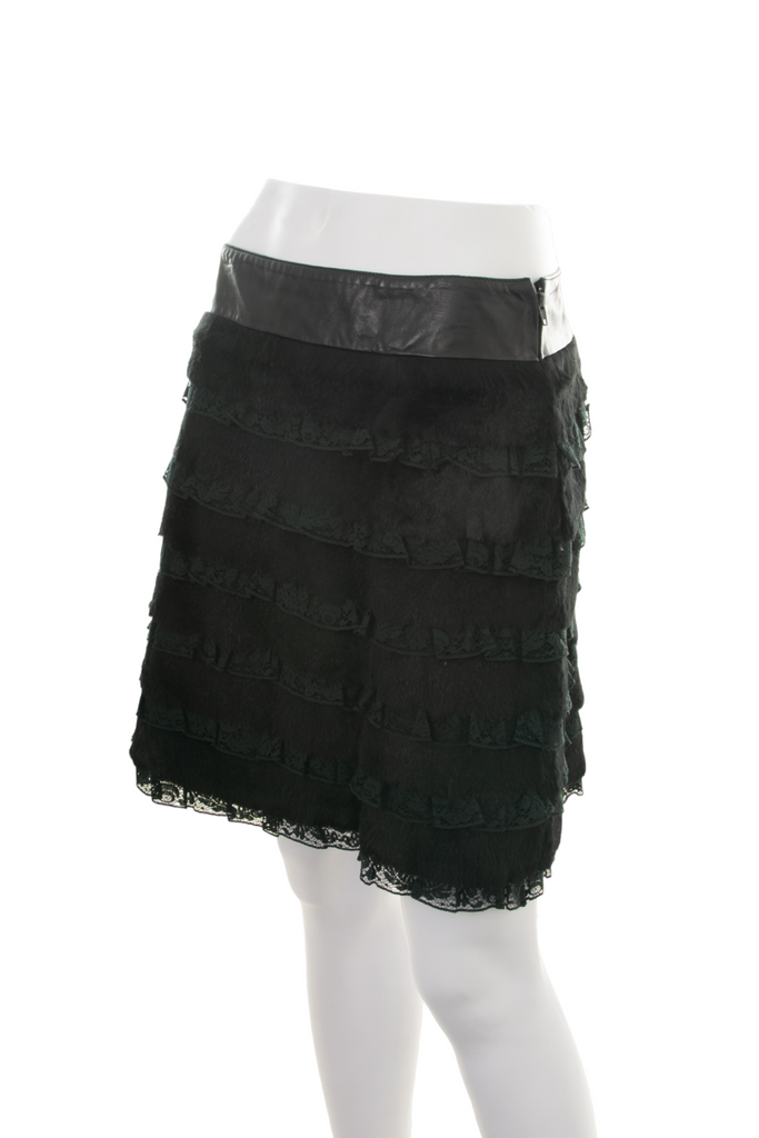 Fendi Fur and Leather Skirt - irvrsbl