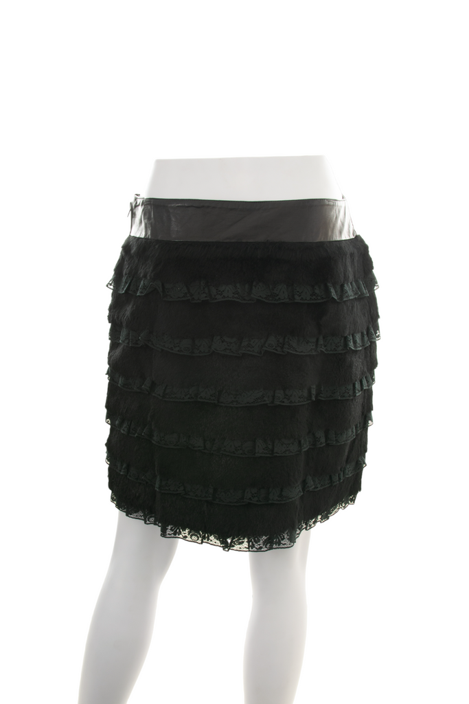 Fendi Fur and Leather Skirt - irvrsbl