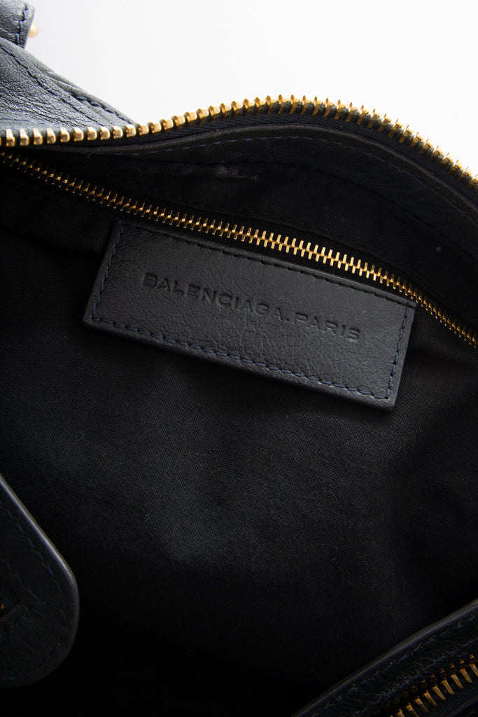 Balenciaga Motorcycle Bag with Gold Hardware - irvrsbl