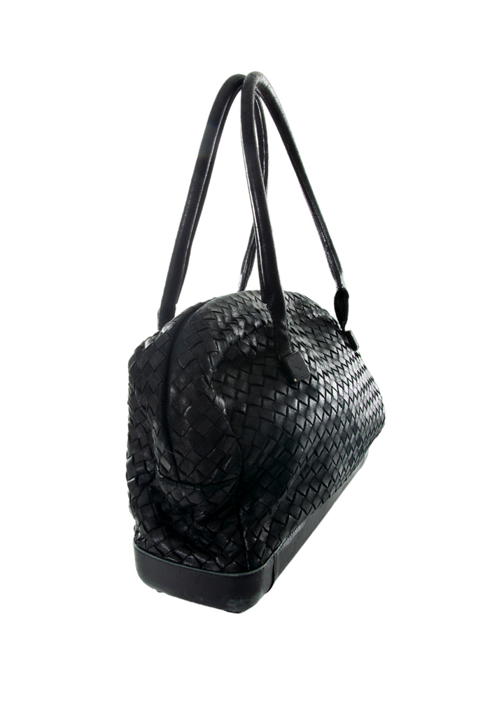 Bottega Veneta Intrecciato Bag in Black - irvrsbl