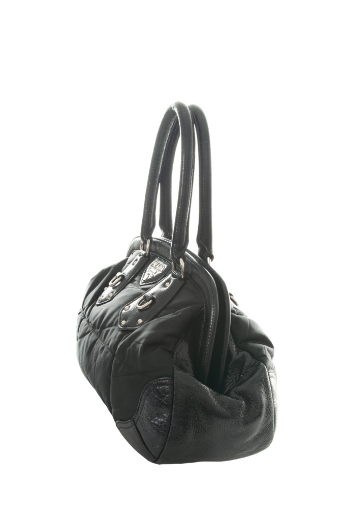 Prada Nylon Bag with Leather Handle - irvrsbl